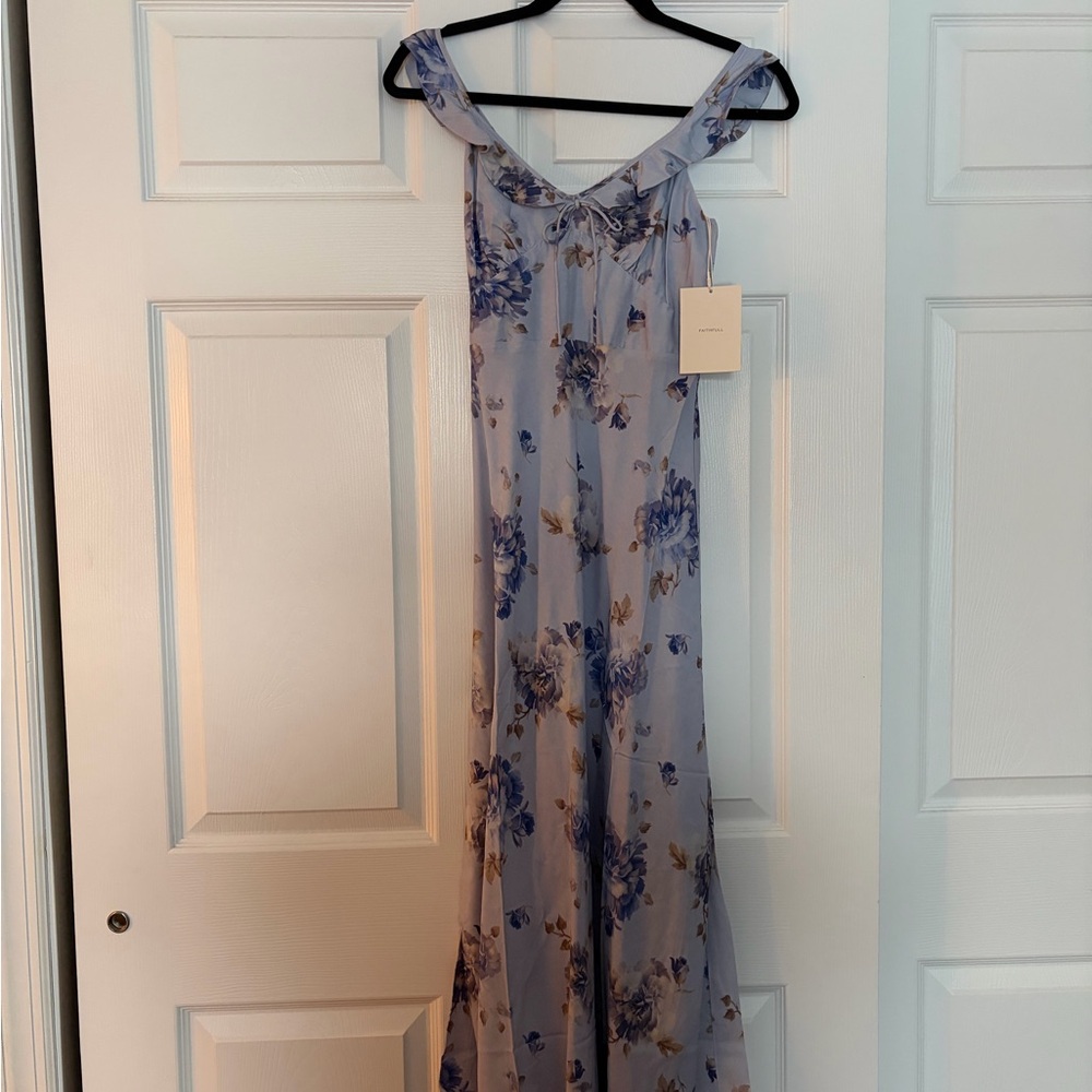 Anthropologie Dress Leona Floral Lilac NWT SIZE 2 - Picture 5 of 10